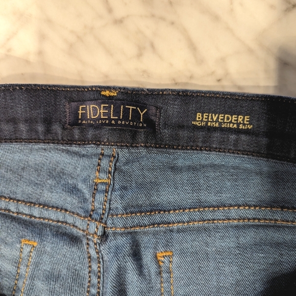 Fidelity Belvedere skinny jeans size 29 - Picture 2 of 5